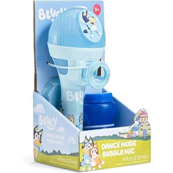 BLUEY Dance Mode Bubble Machine and Toy Microphone | Bluey Toy for Baby, - Picture 6 of 7